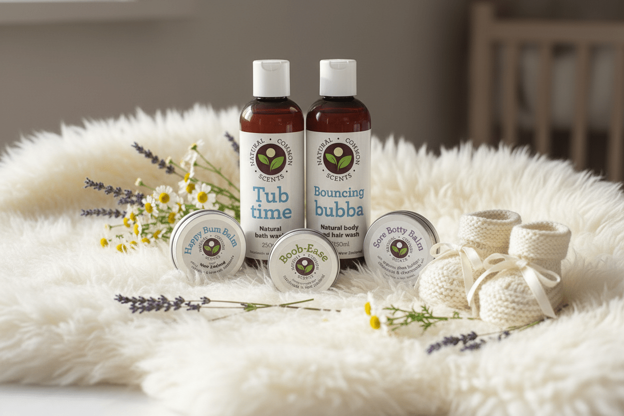 New Born Gift Pack for Mums and Bubs - Natural Common Scents