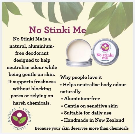 No Stinki Me - Natural Deodorant - Natural Common Scents