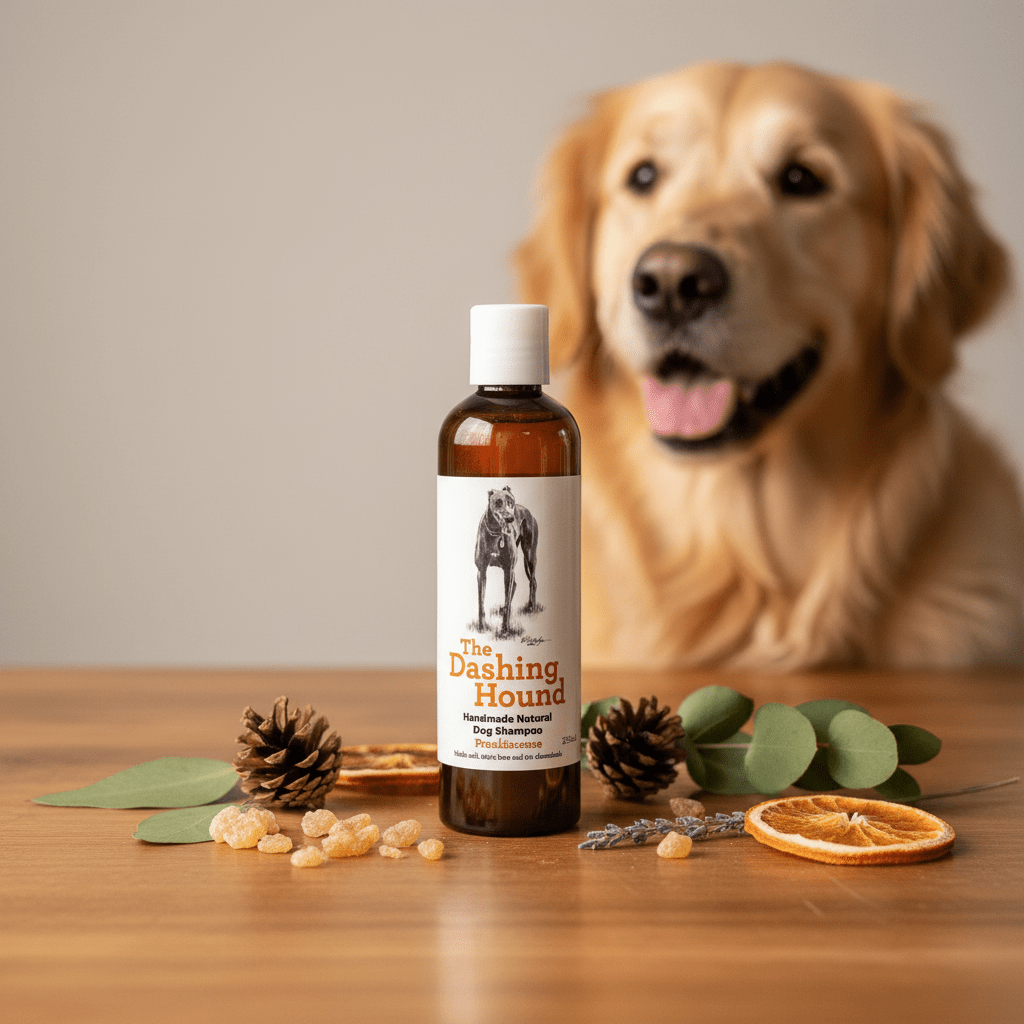 The Dashing Hound 250ml - Frankincense. Natural Dog Shampoo - Natural Common Scents
